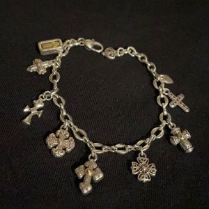 Brighton cross charm bracelet.